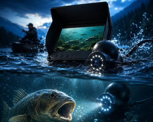 HD水中フィッシングカメラ｜4.3インチIPSモニター・赤外線ナイトビジョン搭載